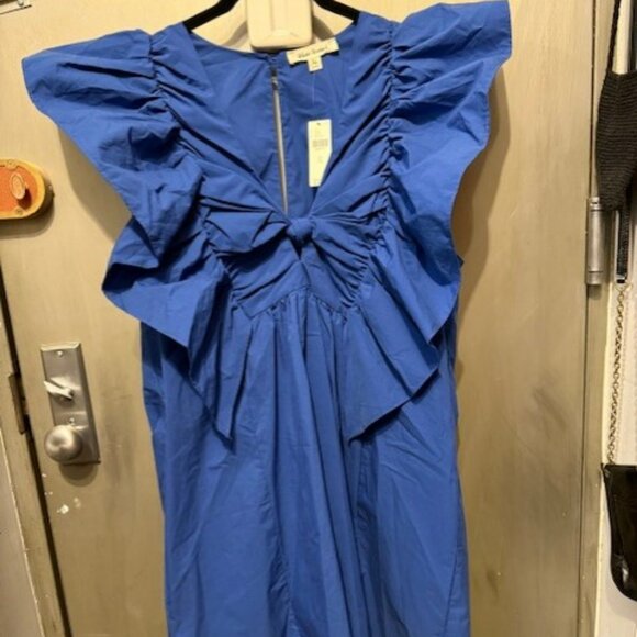 Ruffled Waistless Mini Bow Dress - Picture 7 of 16